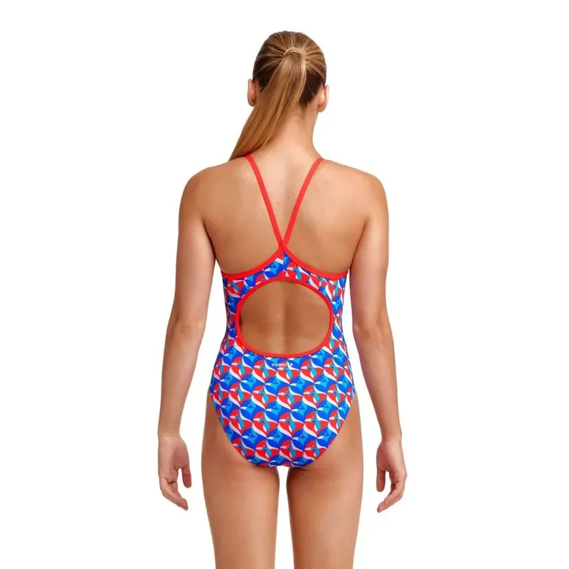 Funkita Girl's Diamond Back One Piece Out Foxed-2